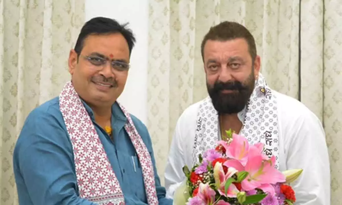 Sanjay Dutt meets Rajasthan CM Bhajan Lal Sharma, talks about working towards dreams for Rajasthan Sanjay Dutt meets Rajasthan CM Bhajan Lal Sharma, talks about working towards dreams for Rajasthan