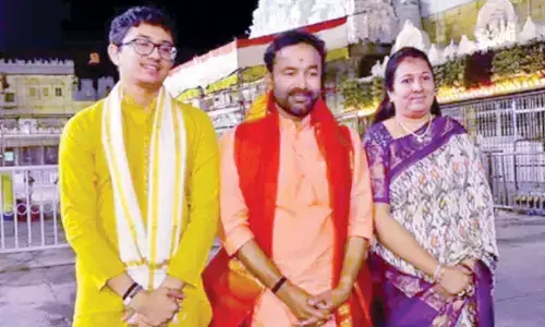 Union Minister G Kishan Reddy visits Tirumala