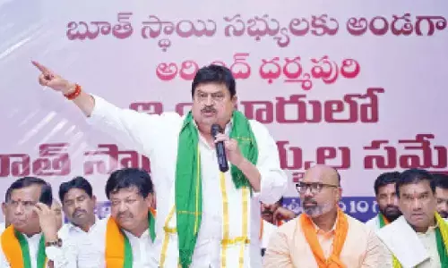 State BJP chief lashes out at Congress for failed promises, fake narratives