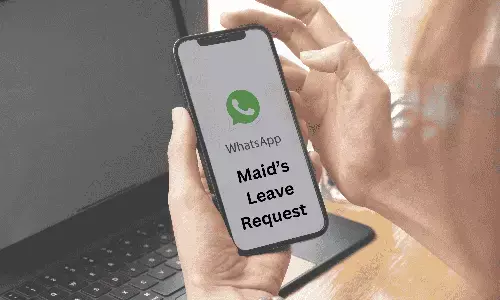 Bangalore Maid Sends Impressive Sick Leave Message on WhatsApp, Typed by Her Daughter