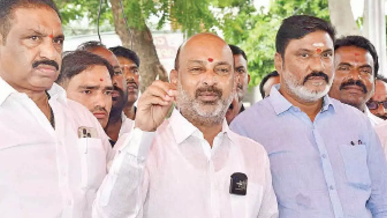 Give proof of vote chori, dissolve Assembly: Bandi Sanjay to Cong