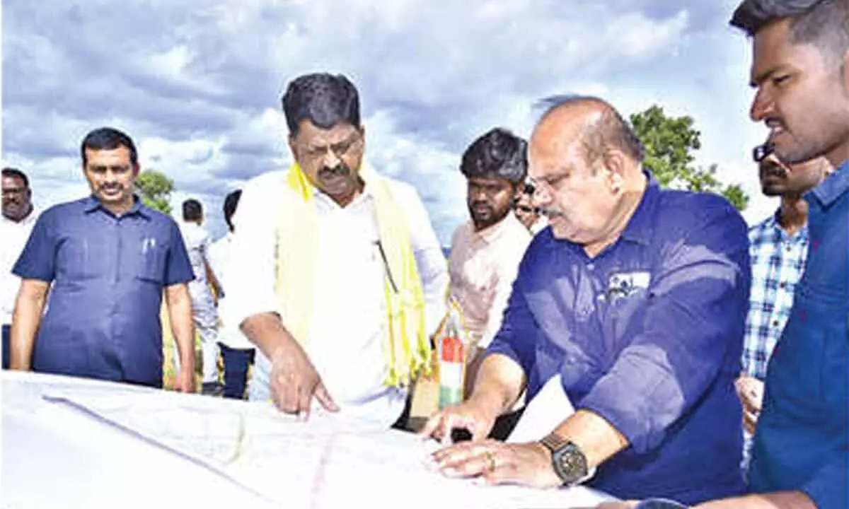 Minister Payyavula inspects venues ahead of CM’s visit