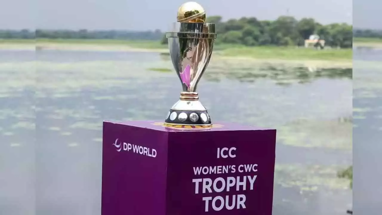 ICC Women’s World Cup Trophy reaches Indore