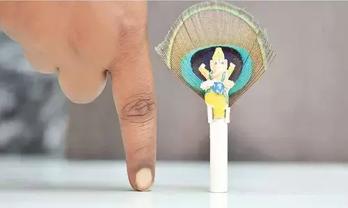 Bijay’s Ganesh idol echoes peace