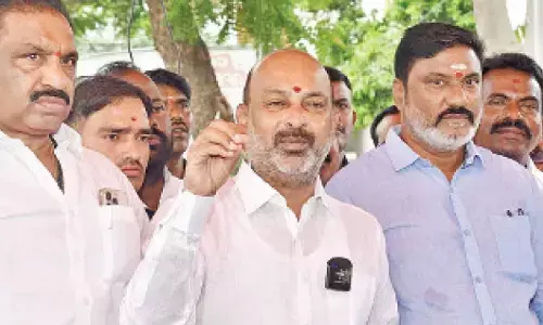 Give proof of vote chori, dissolve Assembly: Bandi Sanjay to Cong