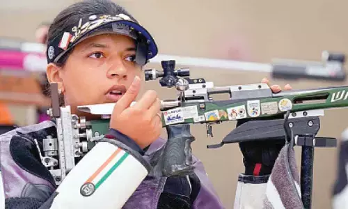 Rifle shooter Sift Kaur makes it a golden double
