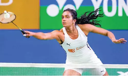Sindhu struggles past Nalbantova in World C’ships Sindhu struggles past Nalbantova in World C’ships