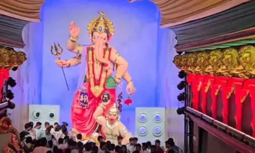 Mumbai: Lalbaug Sarvajanik Utsav Mandal draws inspiration from Rameswaram mythology for Ganesh Chaturthi idol, pandal