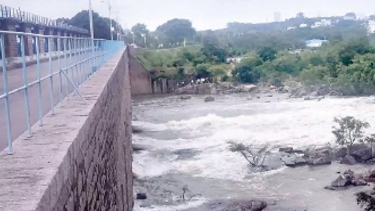 Gates of twin reservoirs opened, low-lying areas in city on alert