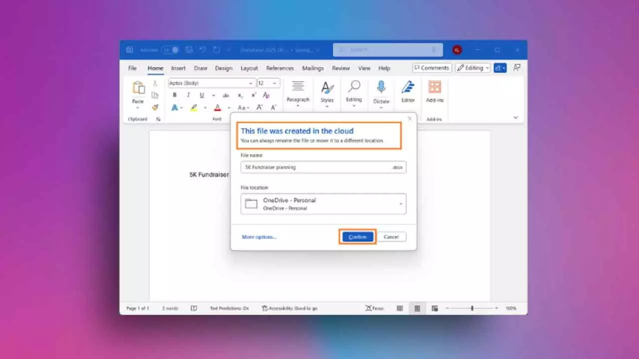 Microsoft Word to Save New Documents Directly to Cloud for Windows Users Microsoft Word to Save New Documents Directly to Cloud for Windows Users
