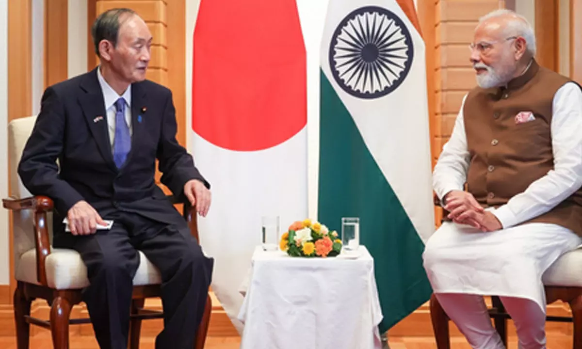 PM Modi, former Japanese counterpart Suga discuss expanding bilateral ties