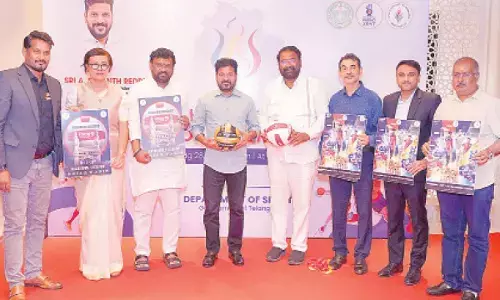 Revanth unveils Prime Volleyball League Season 4 poster