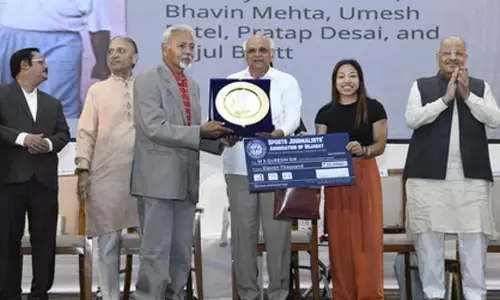 National Sports Day: Gujarat CM felicitates athletes and coaches in Ahmedabad