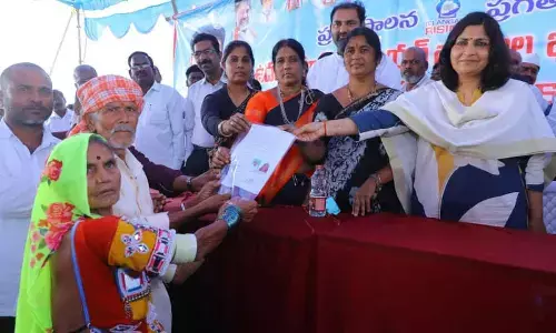 House Site Pattas distributed to Udandapur Reservoir Displaced Families