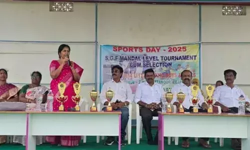 National Sports Day: Mandal-Level Kho-Kho Tournament Held at Uttanoor