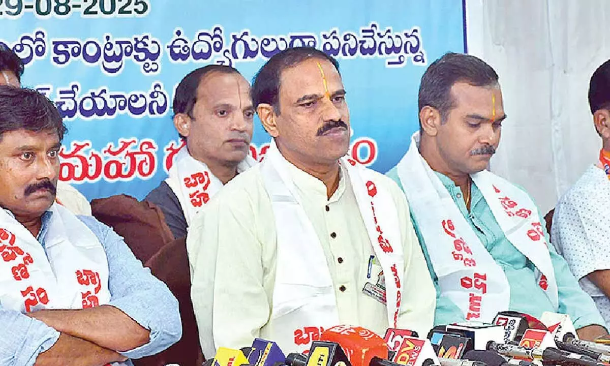 Regularisation of TTD laddu-makers’ services sought Regularisation of TTD laddu-makers’ services sought