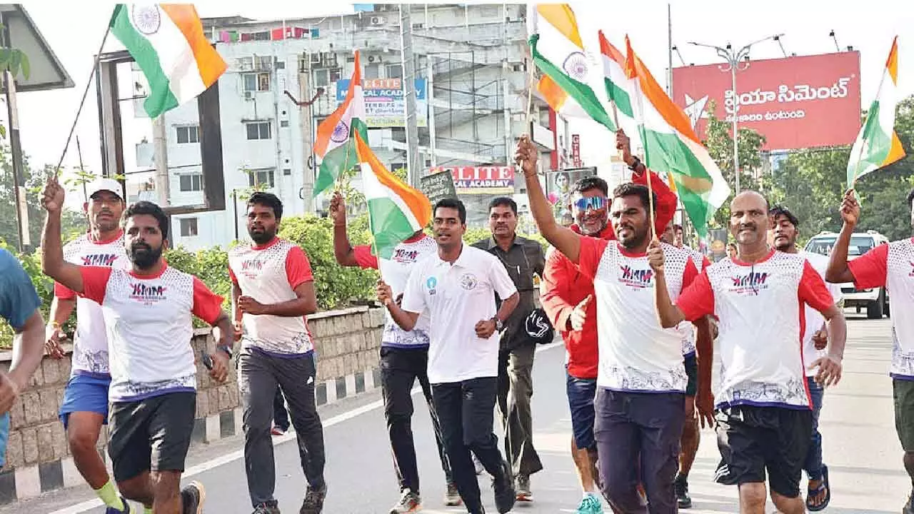 3K run marks National Sports Day 3K run marks National Sports Day