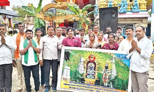 Devotees participate in ‘Stotradri’ Giri Pradakshina at Kadiri Hill on Swathi Nakshatram