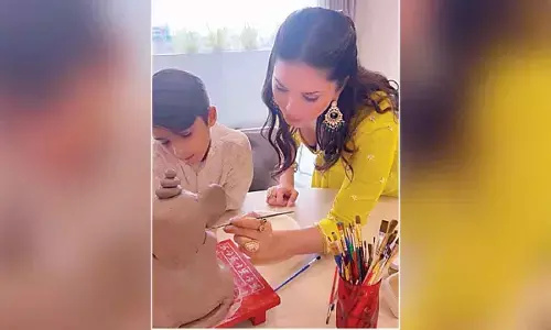 Sunny Leone talks about celebrating Ganeshotsav with kids: Truly priceless