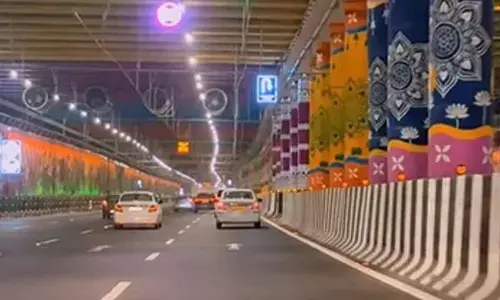 Dwarka tunnel transforms daily commute into India’s largest drive-through art gallery