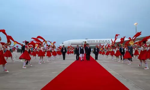 PM Modi arrives in Chinas Tianjin to attend SCO Summit