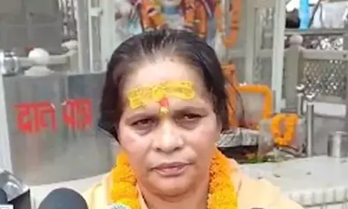 Sadhvi Prachi condemns ‘religious conversions’ in UP’s Shahpur, demands strict action
