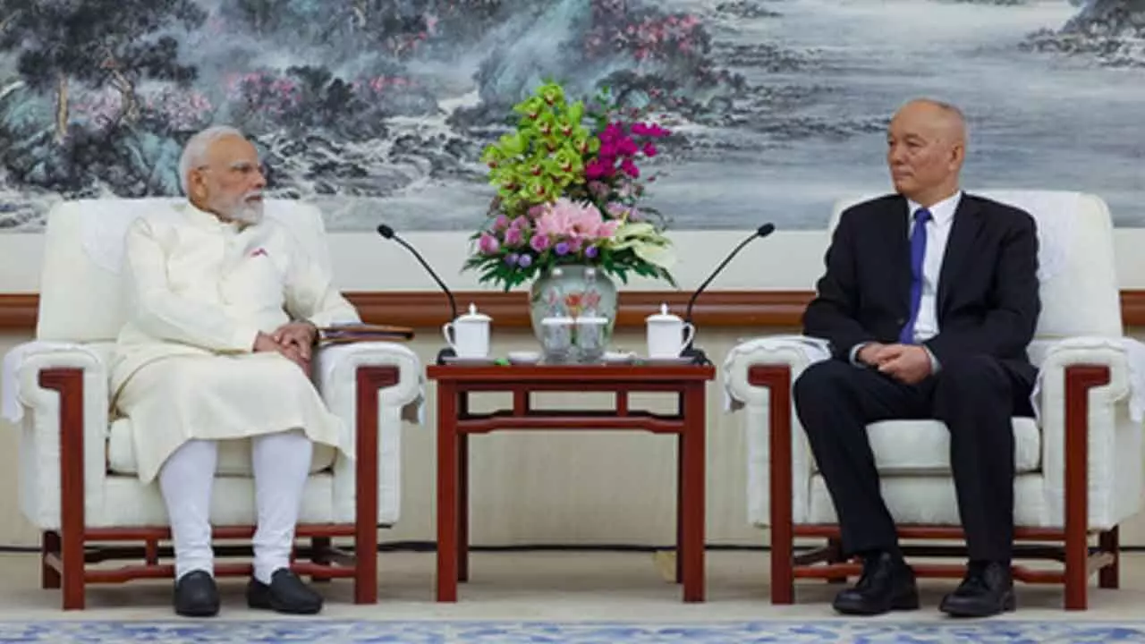 PM Modi meets Politburo Standing Committee member Cai Qi, discusses economic and political issues