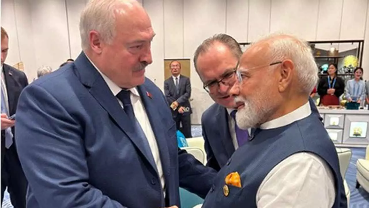 PM Modi meets Presidents of Kazakhstan, Tajikistan, and Belarus on sidelines of SCO Summit