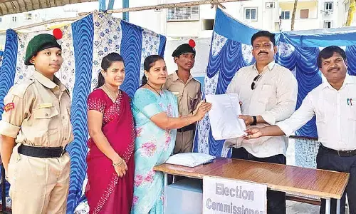 Election buzz at New Vision school