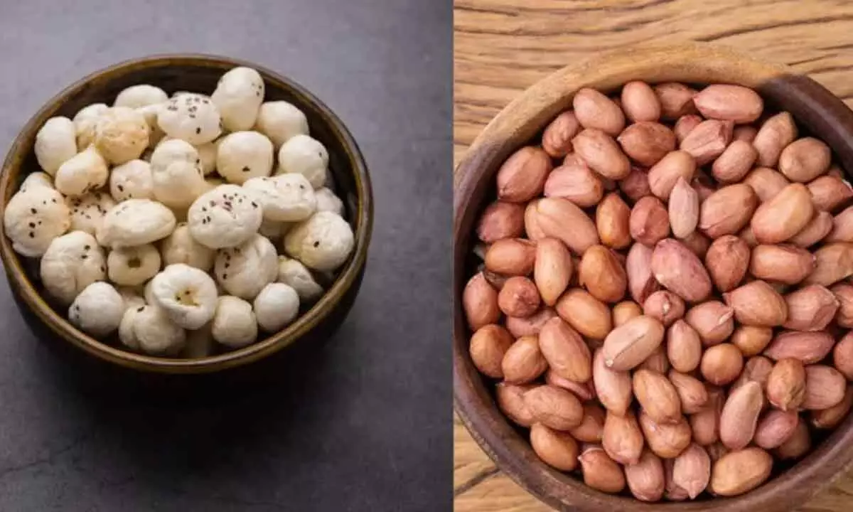 Makhana vs Peanuts: Which Snack Supports Weight Loss Better? Makhana vs Peanuts: Which Snack Supports Weight Loss Better?