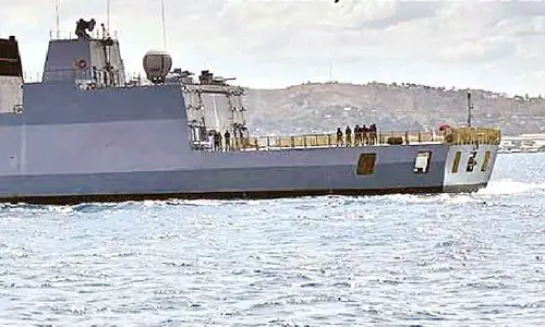 Indian Navy warship visits Port Moresby