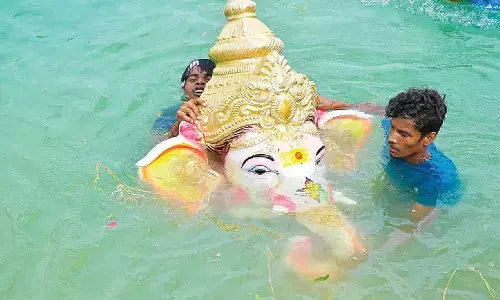 Ganesh festivities culminate with colorful processions, mass immersion