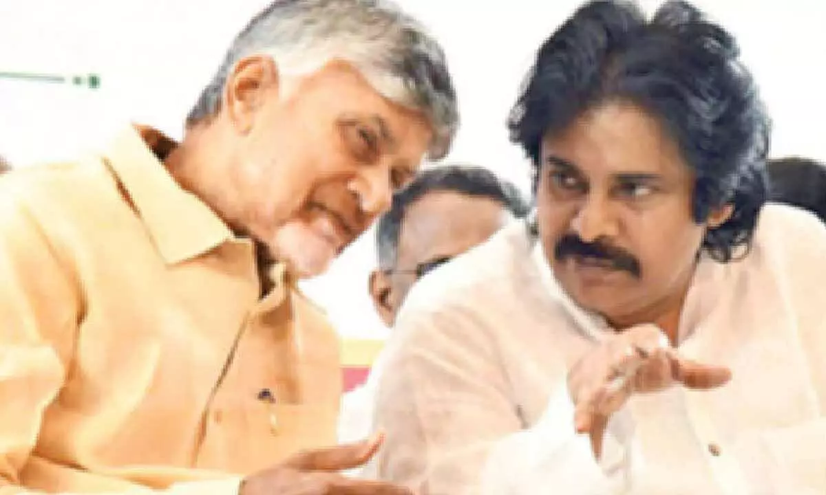 Pawan hails Naidu’s 30-yr journey as ‘visionary leader’ Pawan hails Naidu’s 30-yr journey as ‘visionary leader’