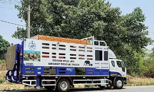 Special truck designed to rescue elephants