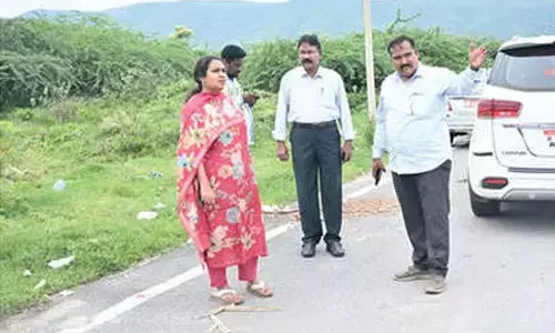 Civic chief inspects TDR bond sites