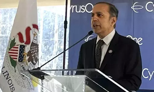 US Congressman Krishnamoorthi visits Hindu temple targeted by burglars in California