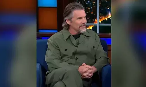 Ethan Hawke talks about why falling in love on set is dangerous