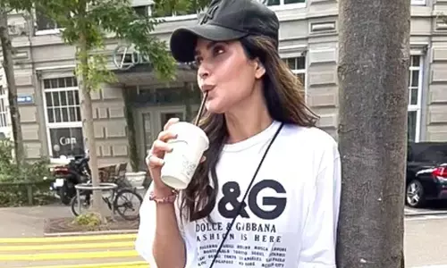 Karishma Tanna swims in Lake Zurich during her luxurious Switzerland vacation