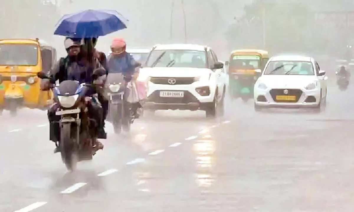 Heavy rains hit coastal Odisha Heavy rains hit coastal Odisha