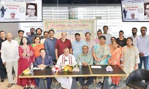 Yarlagadda leads Telugu Language Day celebrations