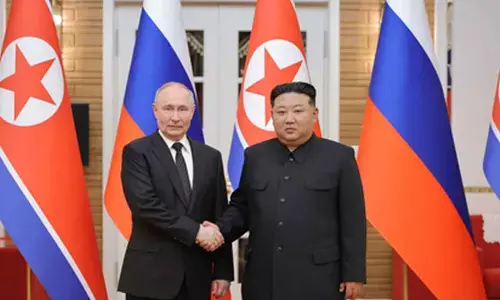 North Koreans Kim Jong-un, Russian President Putin hold bilateral talks in Beijing