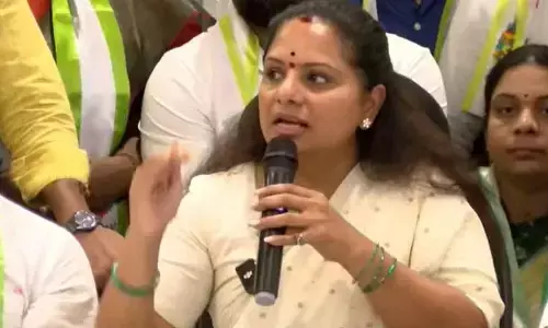 MLC Kavitha responds to suspension accuses BRS leaders of spreading misinformation