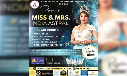 9th edition of Miss and Mrs India Astral 2025 from today
