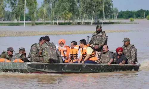 We are standing with you, Kejriwal assures Punjabs flood-hit villagers