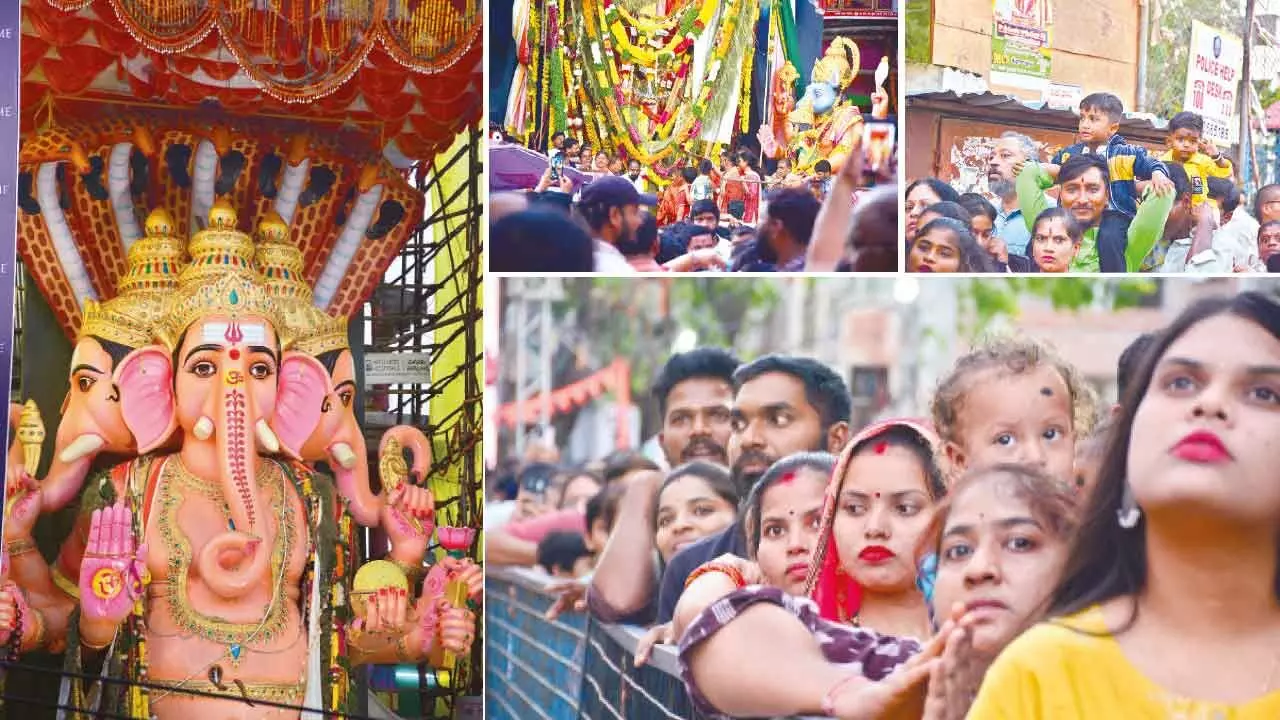 Khairtabad Bada Ganesh turns cynosure of all eyes