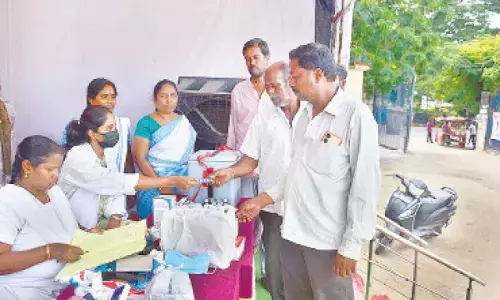 Medical camps set up at immersion points in city