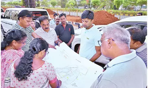 Civic chief inspects areas prone to waterlogging