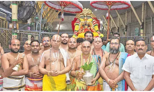 Ankurarpana for Pavitrotsavams performed