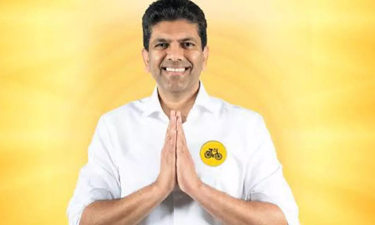 Union minister Pemmasani interacts with Turakapalem villagers Union minister Pemmasani interacts with Turakapalem villagers