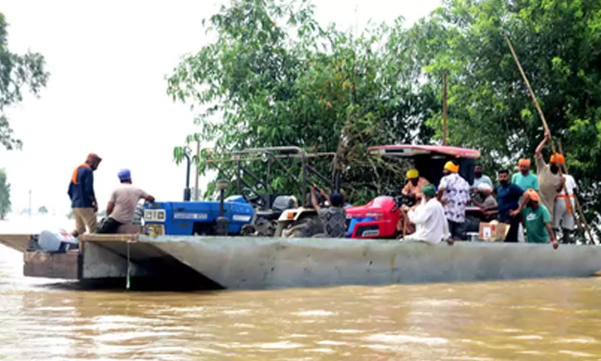 Punjab floods man-made, timely action could prevent loss: Cong leader Bhagel Punjab floods man-made, timely action could prevent loss: Cong leader Bhagel